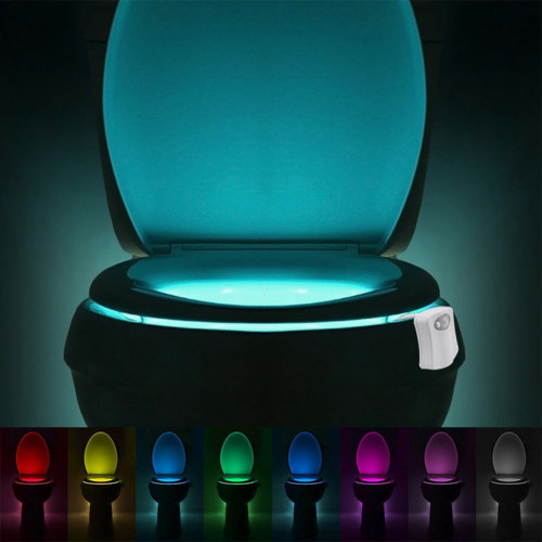 gewoontjes Productief schaal Aanbieding 8-kleurige WC Lamp met Bewegingssensor| LED verlichting kopen |  3w 5w 7w RGB LED-strip | LED bewegingslamp, niet van Action, maar van XXL  Discounter.