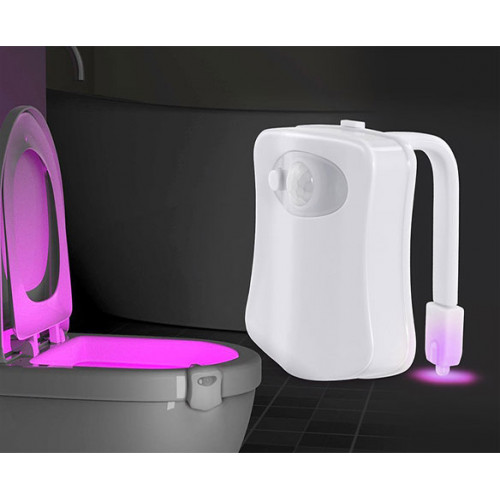 Verklaring onszelf Waardeloos Aanbieding 8-kleurige WC Lamp met Bewegingssensor| LED verlichting kopen |  3w 5w 7w RGB LED-strip | LED bewegingslamp, niet van Action, maar van XXL  Discounter.